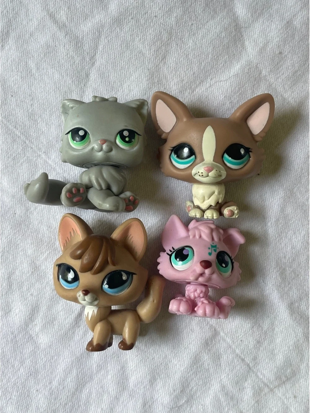 Littlest Pet Shop LPS Rare Corgi #1864 Persian Cat #82 Fox #673 Husky #2868 Lot